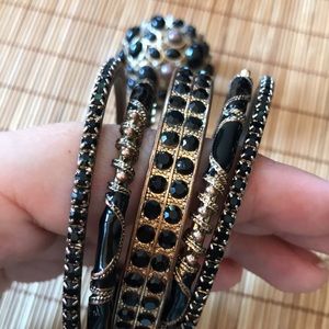 Bebe Ring and Bangle Set